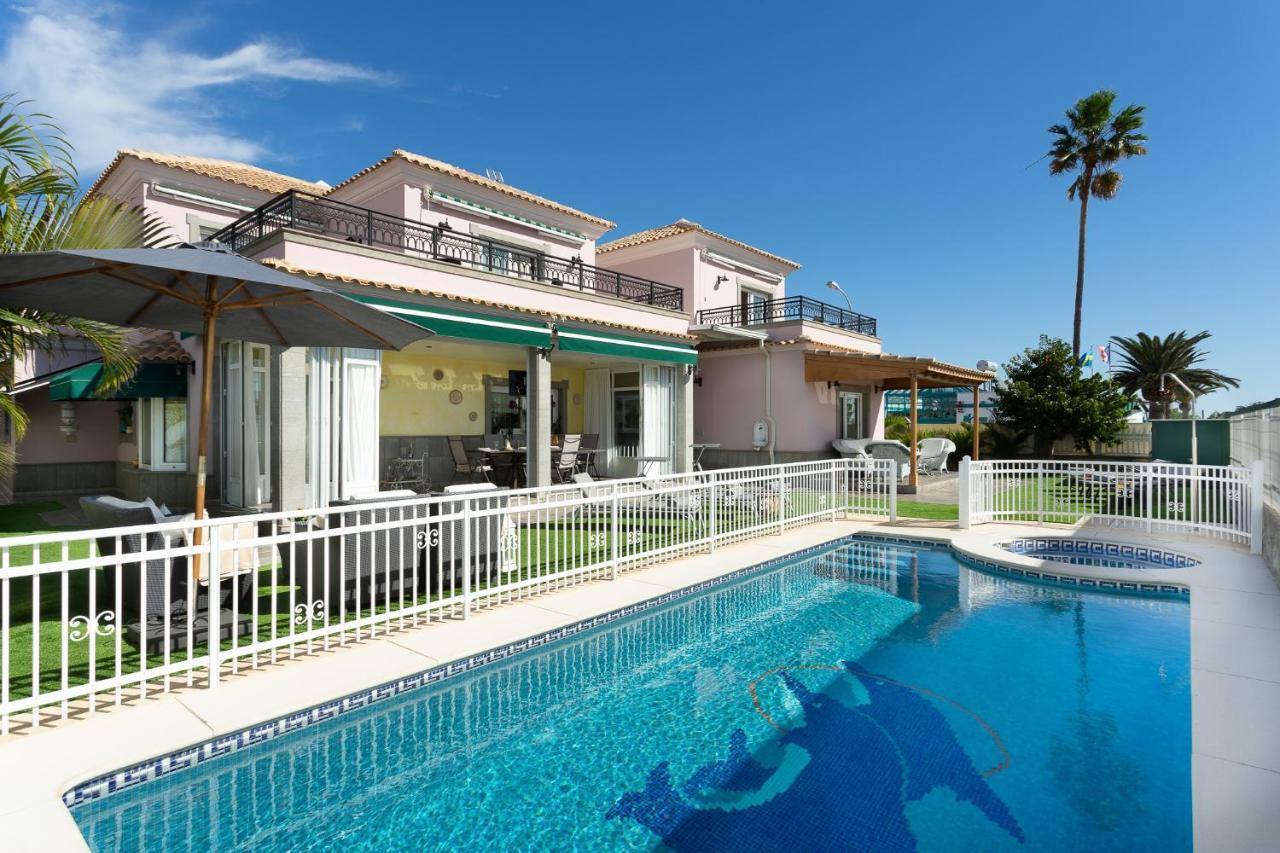 Villa Dalara Maspalomas, Private Pool And Jacuzzi 마스팔로마스 외부 사진