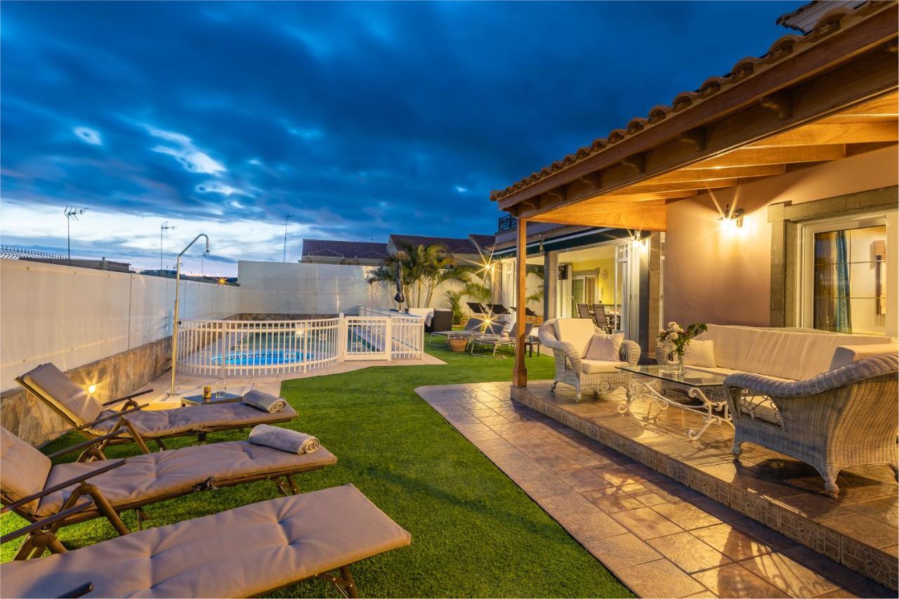 Villa Dalara Maspalomas, Private Pool And Jacuzzi 마스팔로마스 외부 사진