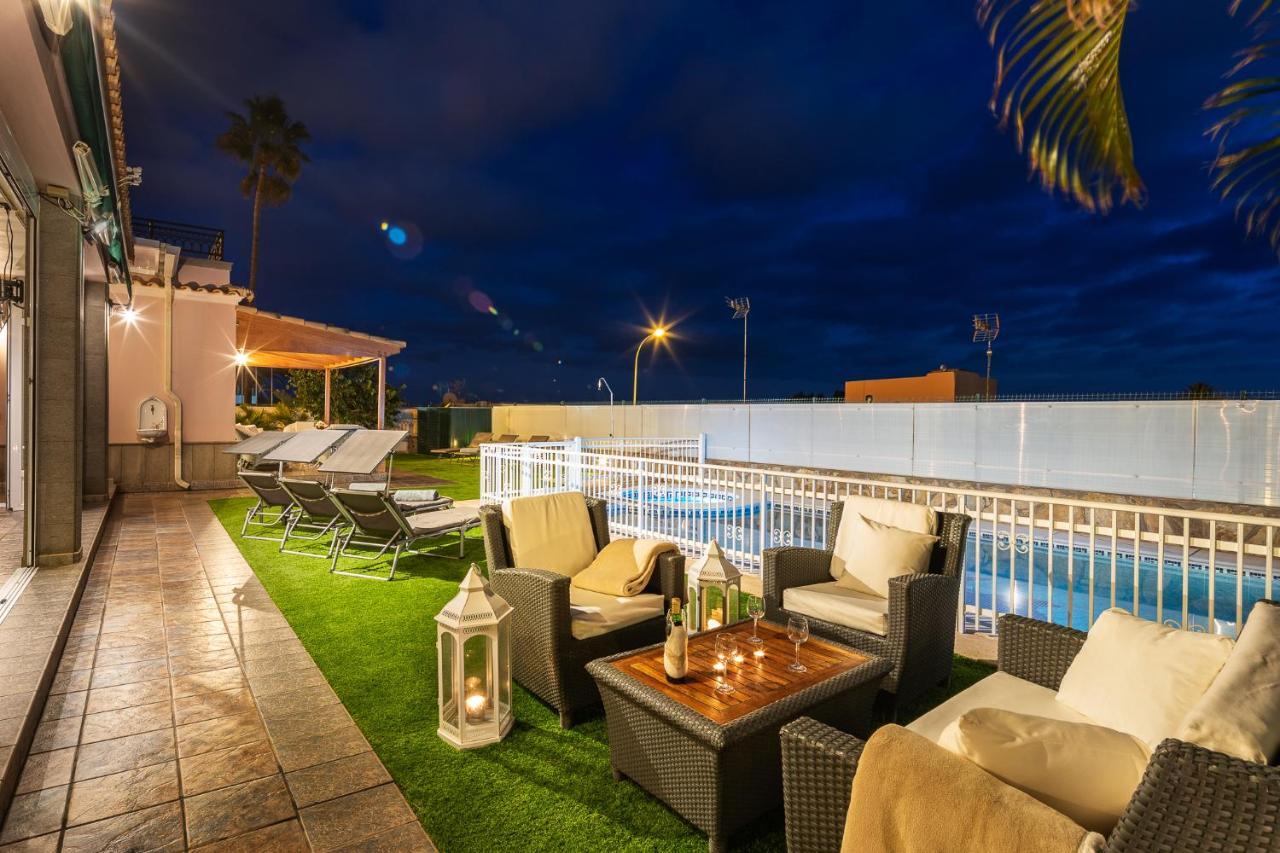 Villa Dalara Maspalomas, Private Pool And Jacuzzi 마스팔로마스 외부 사진